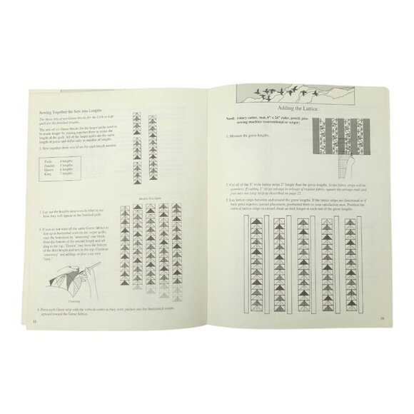 May Basket Flying Geese Eleanor Burns 1988 1992 Quilt In A Day Paperback Books - Picture 9 of 14